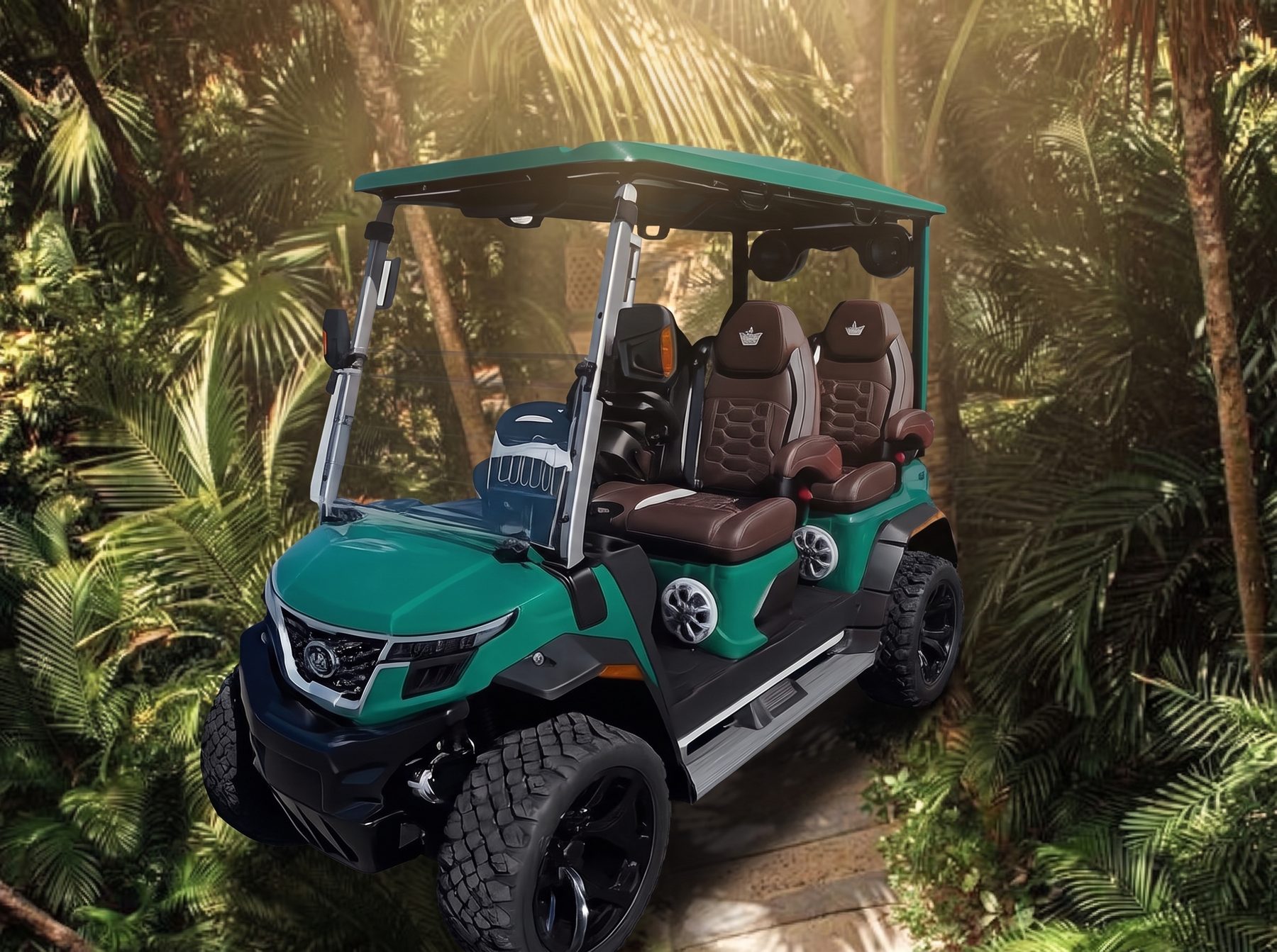 Carrito Detour listo para salir en Tulum